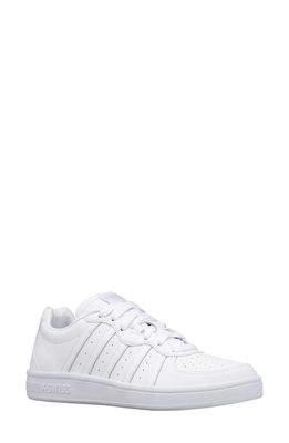 K-Swiss Westcourt Sneaker in White/White