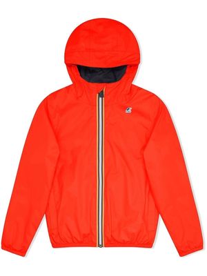 K Way Kids hooded rain jacket - Red