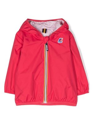 K Way Kids Le Vrai reversible rain jacket - Red