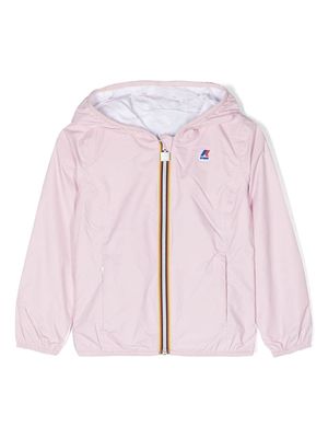 K Way Kids P. Lily Plus 2. Reversible hooded jacket - Pink
