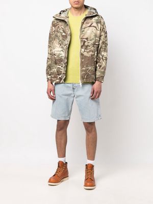 K-Way R&D camouflage-print zip-up jacket - Green