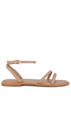 Kaanas Marquise Double Band Sandal in Brown
