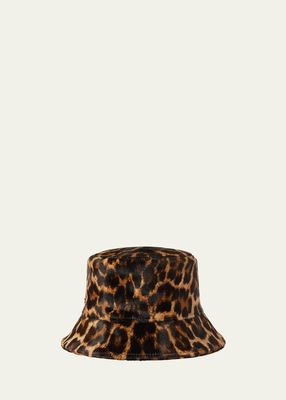 Kaeli Leopard Bucket Hat
