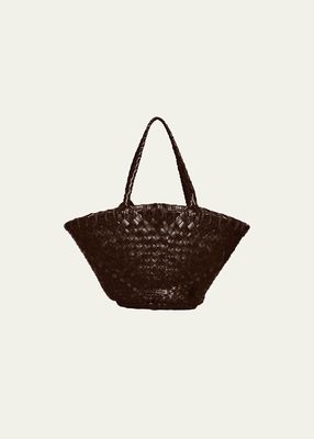 Kai Woven Leather Tote Bag