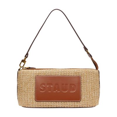 Kaia Raffia shoulder bag