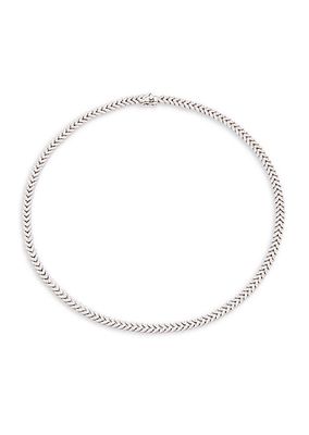 Kailsta 14K White Gold-Plated Cubic Zirconia Necklace