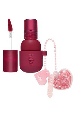 Kaja Jelly Charm Lip & Blush Stain with Glazed Key Chain in Cherry Spritz