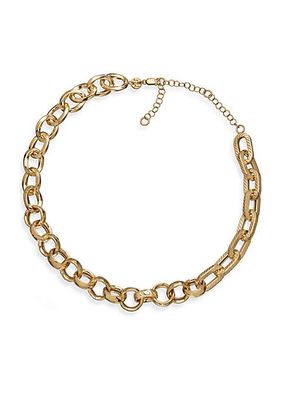 Kali 18K-Gold-Plated Mixed-Link Chain Necklace