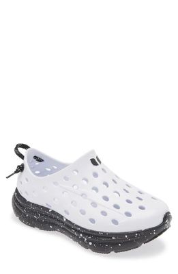 Kane Kids' Revive Sneaker in White/Black Speckle 