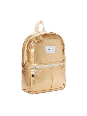 Kane Mini Metallic Backpack - Gold - Gold