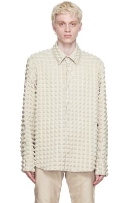 Kanghyuk Gray Polyester Shirt