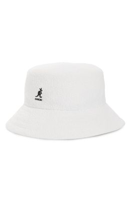 Kangol Bermuda Bucket Hat in White