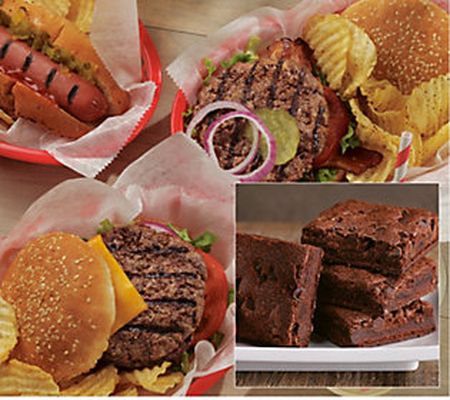 Kansas City 12 Steakburgers, 12 Beef Hot Dogs & 12 Brookies