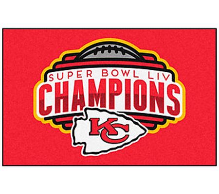 Kansas City Chiefs Super Bowl LIV Champions Acc ent Rug