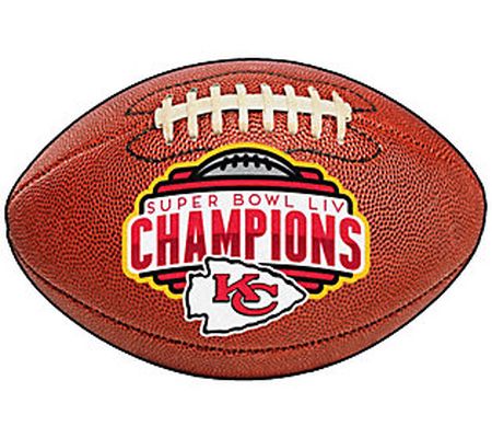 Kansas City Chiefs Super Bowl LIV Champions Foo tball Mat