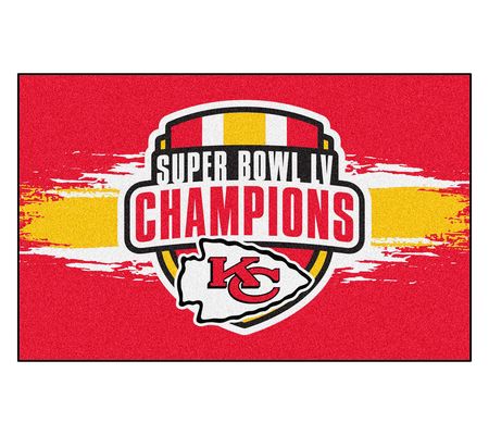 Kansas City Chiefs Super Bowl LV Champions Rug 19" x 30"