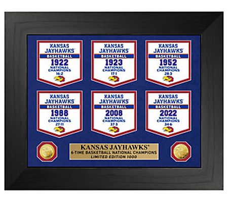 Kansas Jayhawks Deluxe Banner Frame