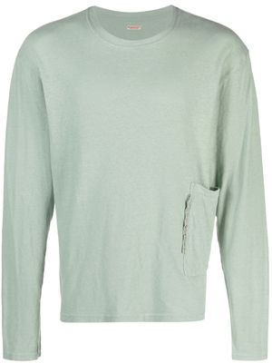 Kapital long-sleeve cotton T-shirt - Green