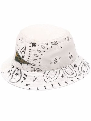Kapital paisley-print bucket hat - Neutrals