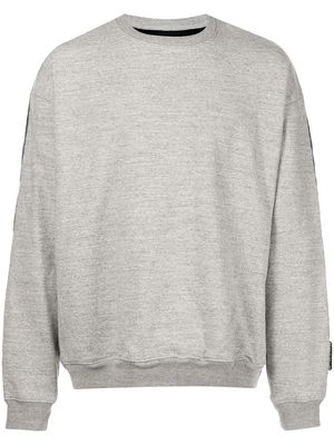 Kapital patchwork crew-neck sweatshirt - Grey