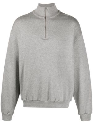 Kapital smiley face-print cotton sweatshirt - Grey