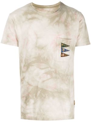 Kapital smoky Ashbury dyed T-shirt - Neutrals
