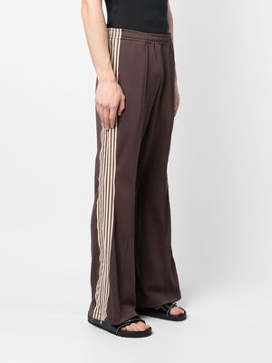 Kapital striped wide-leg trousers - Brown