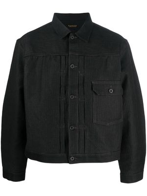 Kapital textured shirt jacket - Black
