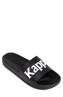 KAPPA 222 Banda Adam 9 Slide Sandal in Black-White