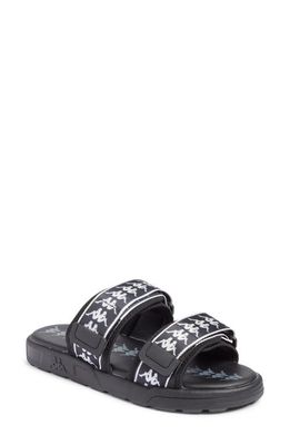 KAPPA 222 Banda Slide Sandal in Black-White