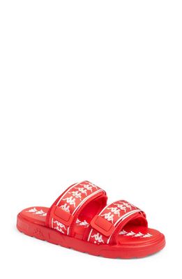 KAPPA 222 Banda Slide Sandal in Red-White