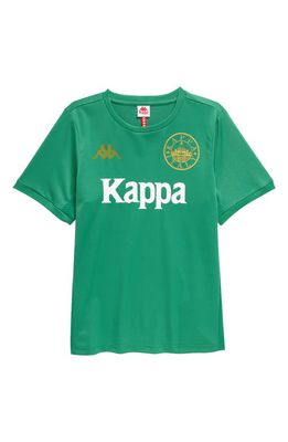 KAPPA Kids' Authentic Arnold Graphic Tee in Green