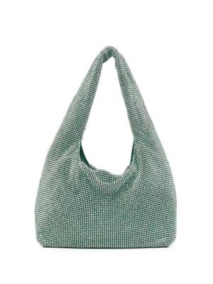 Kara Erinite crystal-embellished shoulder bag - Green
