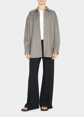 Karasor Button-Down Flannel Shirt