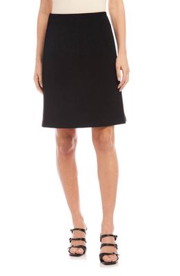Karen Kane Bias Cut A-Line Skirt in Black