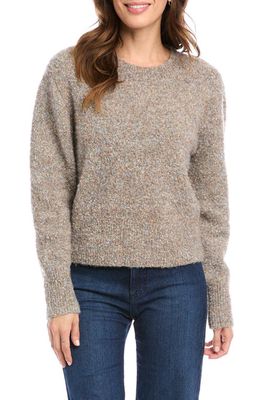 Karen Kane Blouson Sleeve Bouclé Sweater in Wheat
