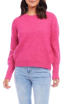 Karen Kane Blouson Sleeve Sweater in Raspberry