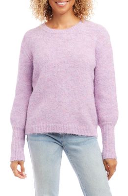 Karen Kane Crewneck Sweater in Lavender