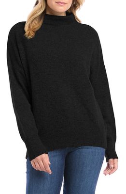 Karen Kane Mock Neck Sweater in Black