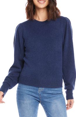 Karen Kane Puff Sleeve Sweater in Deep Blue
