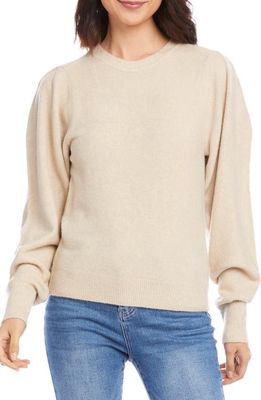 Karen Kane Puff Sleeve Sweater in Ecru