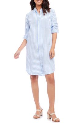 Karen Kane Stripe Long Sleeve Shirtdress