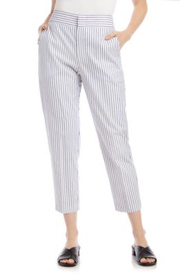 Karen Kane Stripe Stretch Cotton Pants