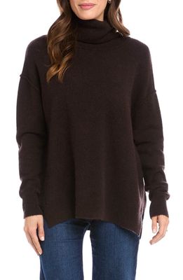 Karen Kane Turtleneck Sweater in Brown