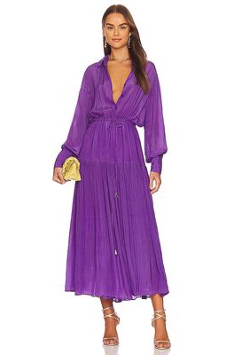 Karina Grimaldi Cassandra Dress in Purple