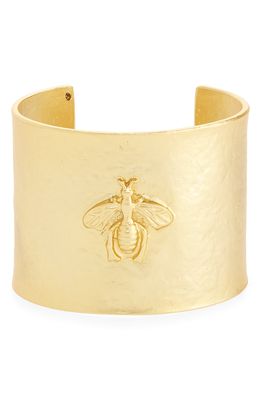 Karine Sultan Bee Cuff Bracelet in Gold