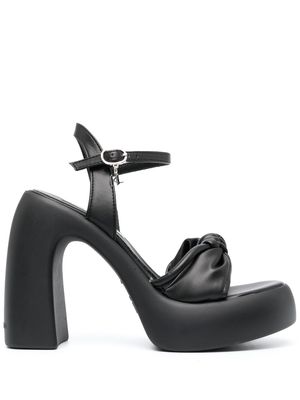 Karl Lagerfeld 120mm knot-detail sandals - Black