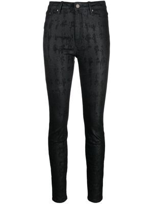 Karl Lagerfeld Aop skinny-cut jeans - Black
