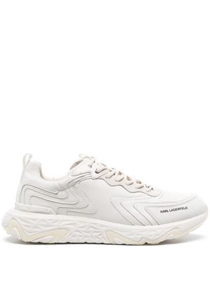 Karl Lagerfeld Blaze Pyro leather sneakers - White