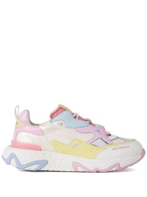 Karl Lagerfeld Blaze Strike leather sneakers - Pink